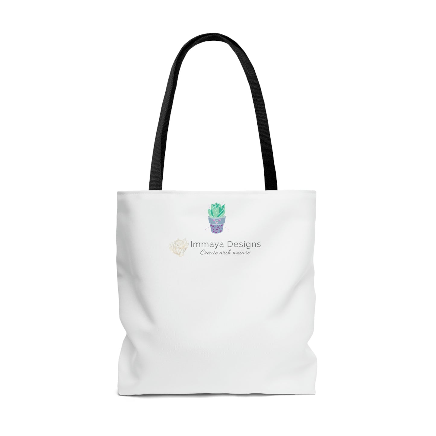 Tote Bag: Aloe Gorgeous - White