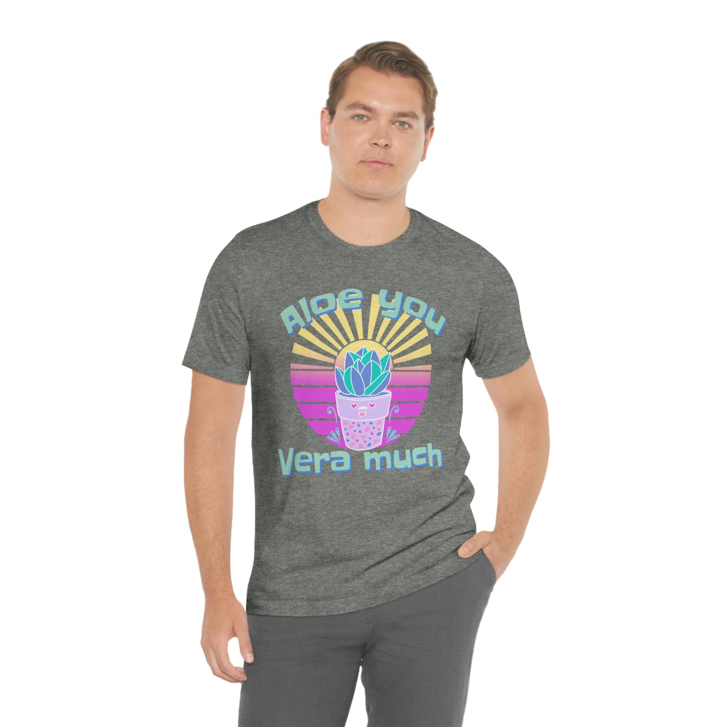 Jersey Short Sleeve Tee: Aloe you Vera much (unisex)