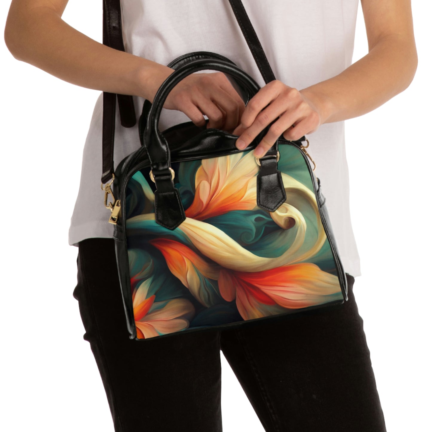 Cordyline Tango Shoulder Handbag