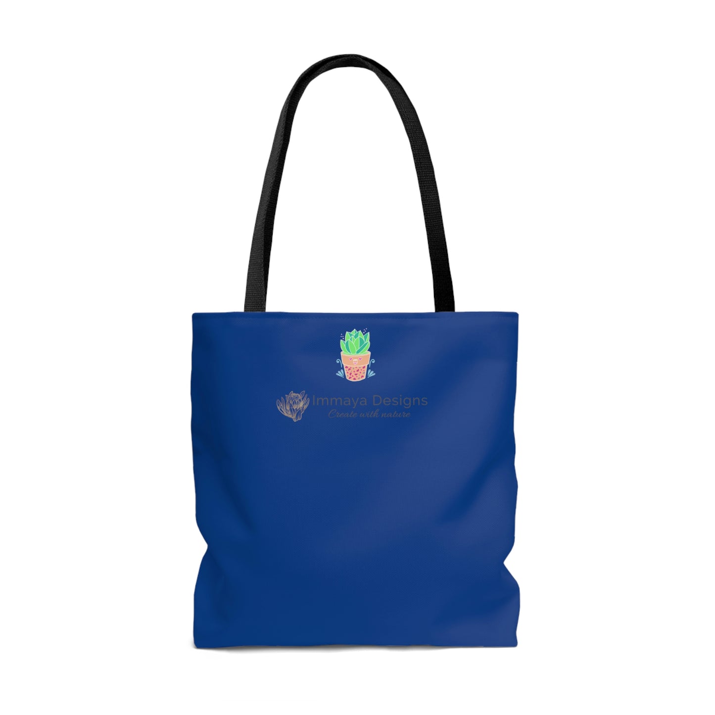 Tote Bag: Aloe-ha - Dark Blue
